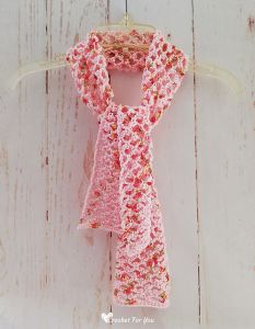 Picot Trellis Scarf