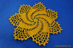 Pretty Pinwheel Doily