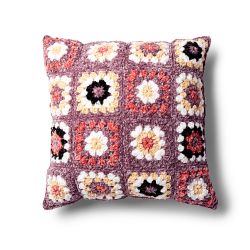 Pretty Granny Square Pillow