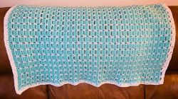 Block Stitch Baby Blanket