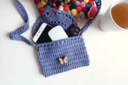 Eyelet Crochet Bag