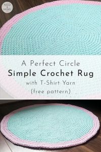 A Perfect Circle T-Shirt Yarn Rug