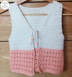 Peaches and Cream Girl’s Vest
