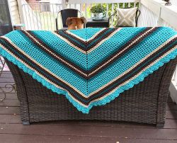 Kingfisher Shawl