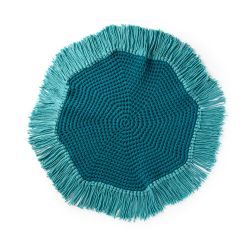 Round Fringe Rug