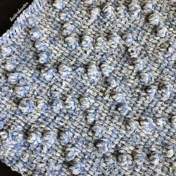 All Bobbled Up baby blanket