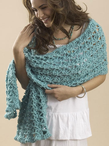 Crochet Patterns Galore - One Skein Summer Wrap