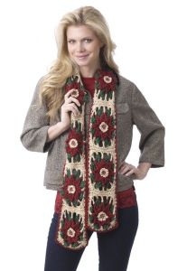 Poinsettia Scarf