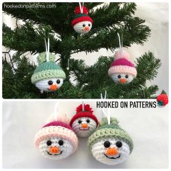 Snowman Baubles