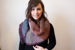 Sunset Static Shawl