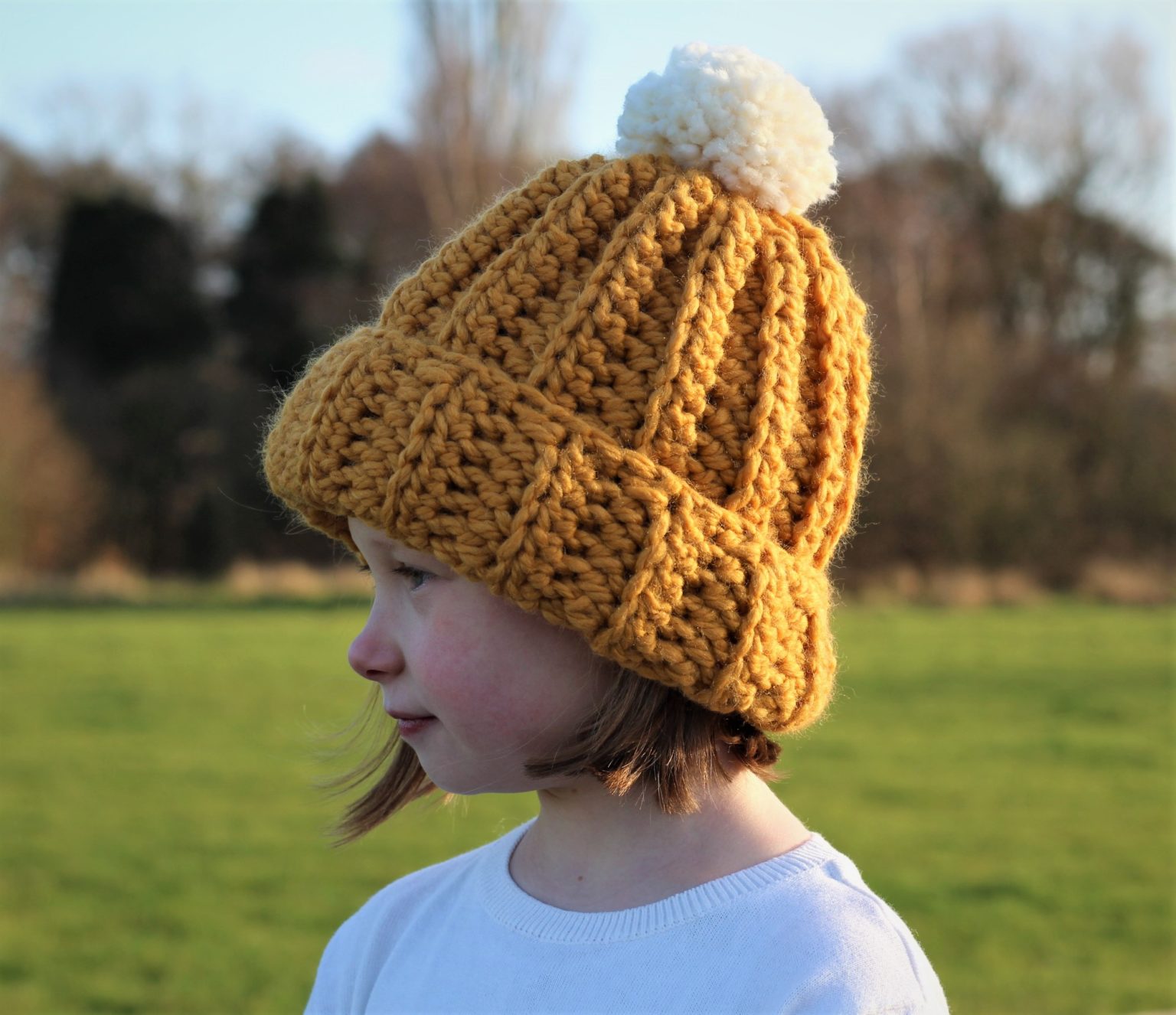 Crochet Patterns Galore  Kids Ribbed Hat