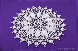 Crochet Spiked Doily