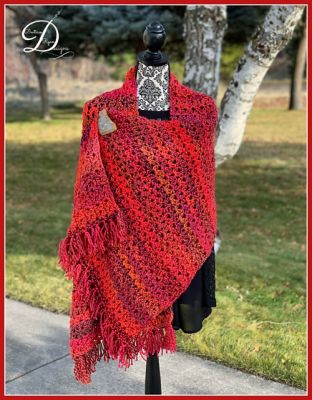 Sunset Garden Shawl