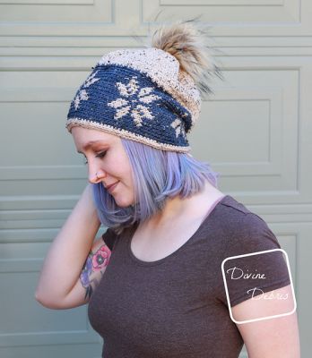 Dancing Snowflakes Beanie