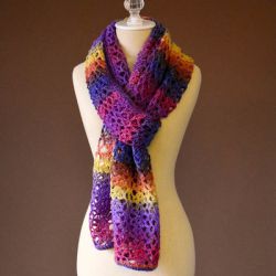 Tropical Crochet Wrap