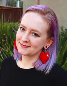 Sweetheart Earrings and Amigurumi