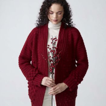 Winter Berries Cardigan