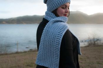 Winter Seashore Scarf