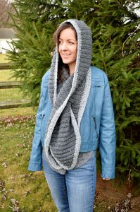 Hooded Keyhole Scarf