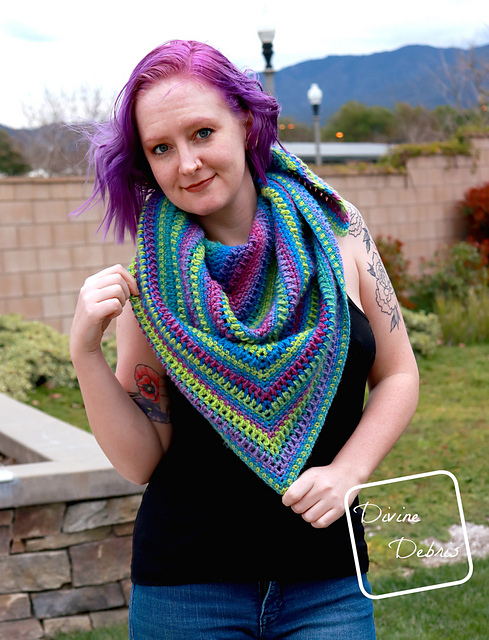 Crochet Patterns Galore - Whitney Shawl