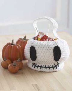 Skull Trick or Treat Bag