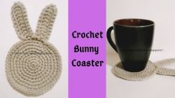 Crochet Bunny Coaster