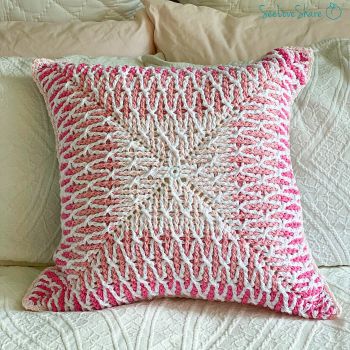 Crochet Patterns Galore - Brioche Stitch Ombre Pillow