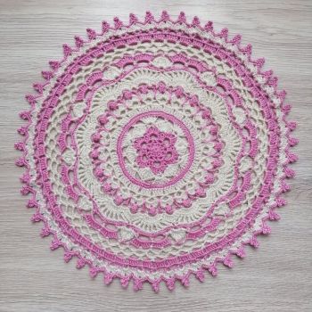 Crochet Pertevniyal Mandala Doily