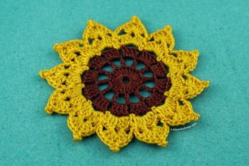 Easy Crochet Sunflower