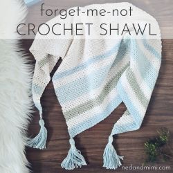 Forget Me Not Shawl