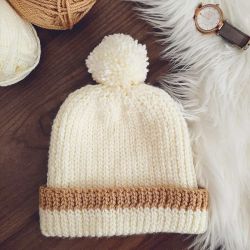 Knit-Look Crochet Hat