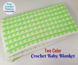 Two Color Baby Blanket