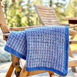 Block Stitch Lap Blanket