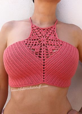 Halter Heart Crop Top