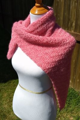 Jasmine Stitch Triangle Scarf