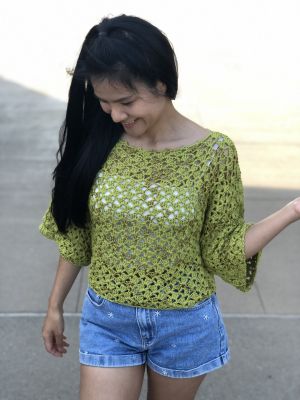 Lacy Crochet Summer Top