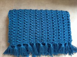 Hairpin Lace Baby Blanket