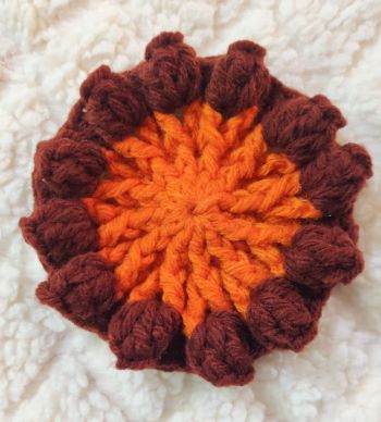 How to Make a Popcorn Crochet Flower