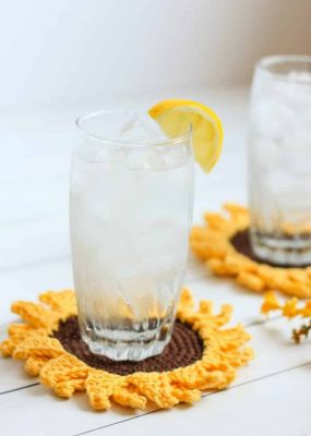 Rustic Sunflower Coaster