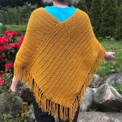 Herringbone Poncho