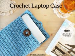 Easy Crochet Laptop Case