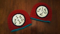 Thing 1 & Thing 2 Beanies