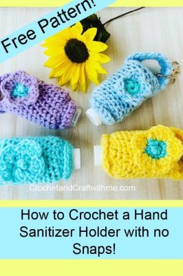 Crochet Hand Sanitizer Holder