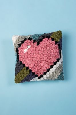 Love Squared C2C Pillow