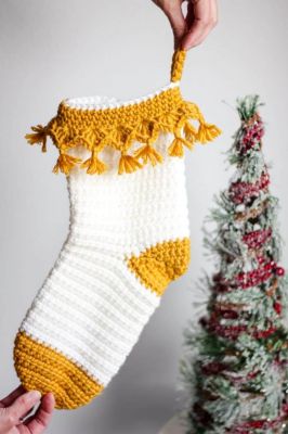Luxe Boho Christmas Stocking