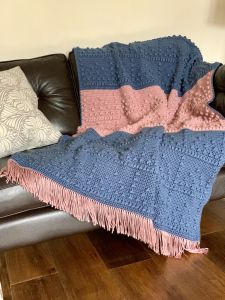 Textured Bobble Throw