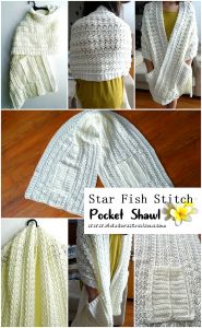 Star Fish Pocket Shawl