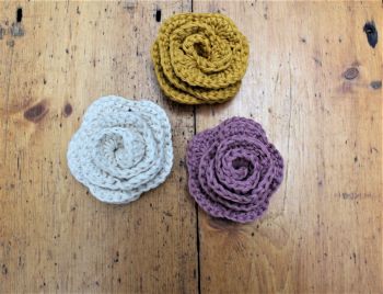 Crochet Flower Applique