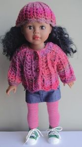 18" Shell Stitch Doll Set