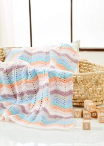 Crochet Chevrons Baby Blanket